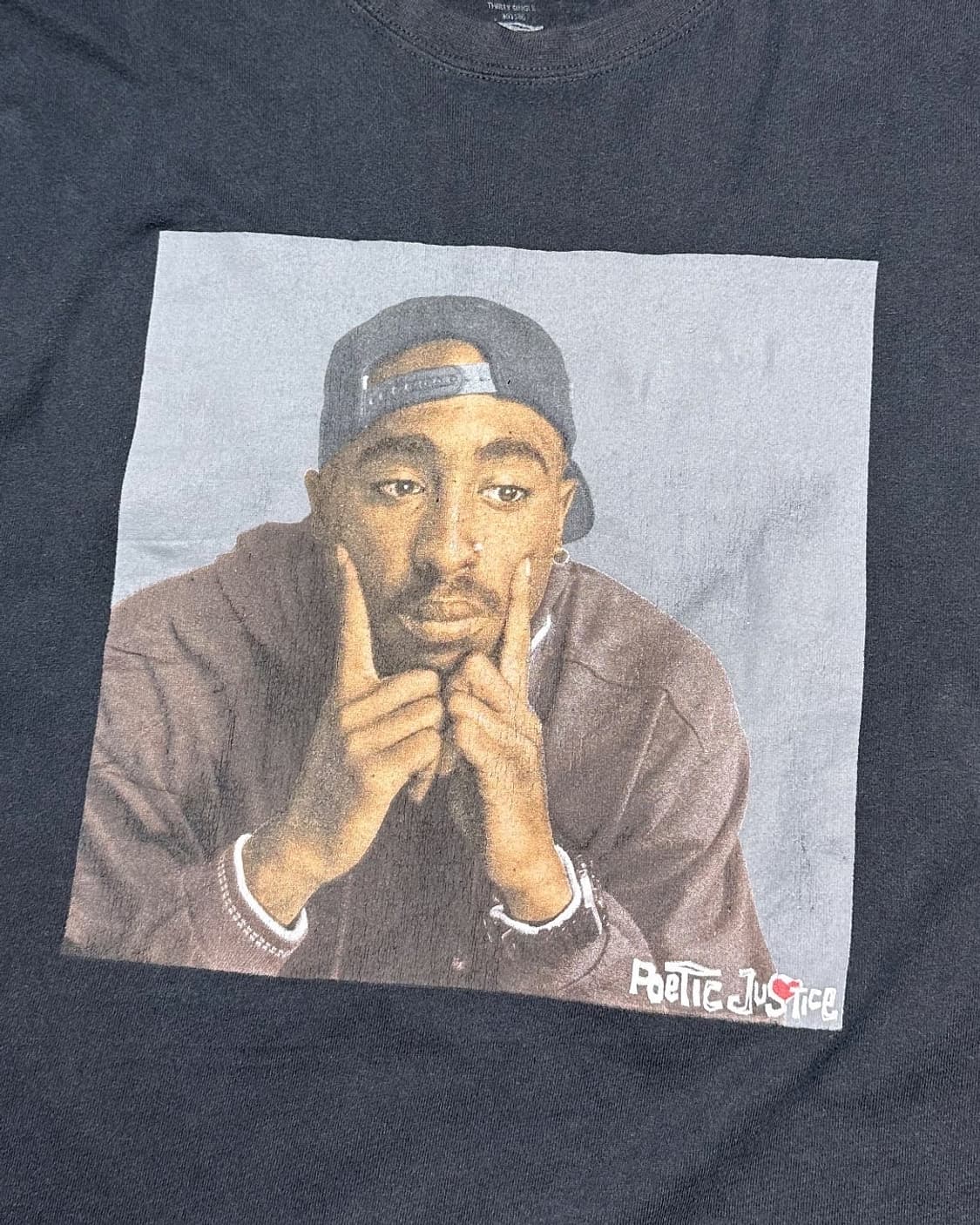 투팍 2pac 레퍼 프린팅 롱슬리브 티셔츠 상품이미지3