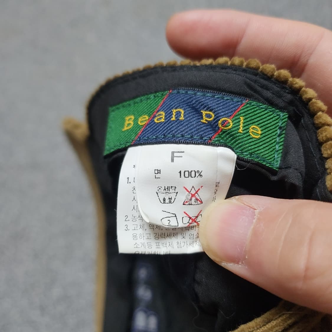 빈폴 골덴 코듀로이 볼캡 상품이미지6