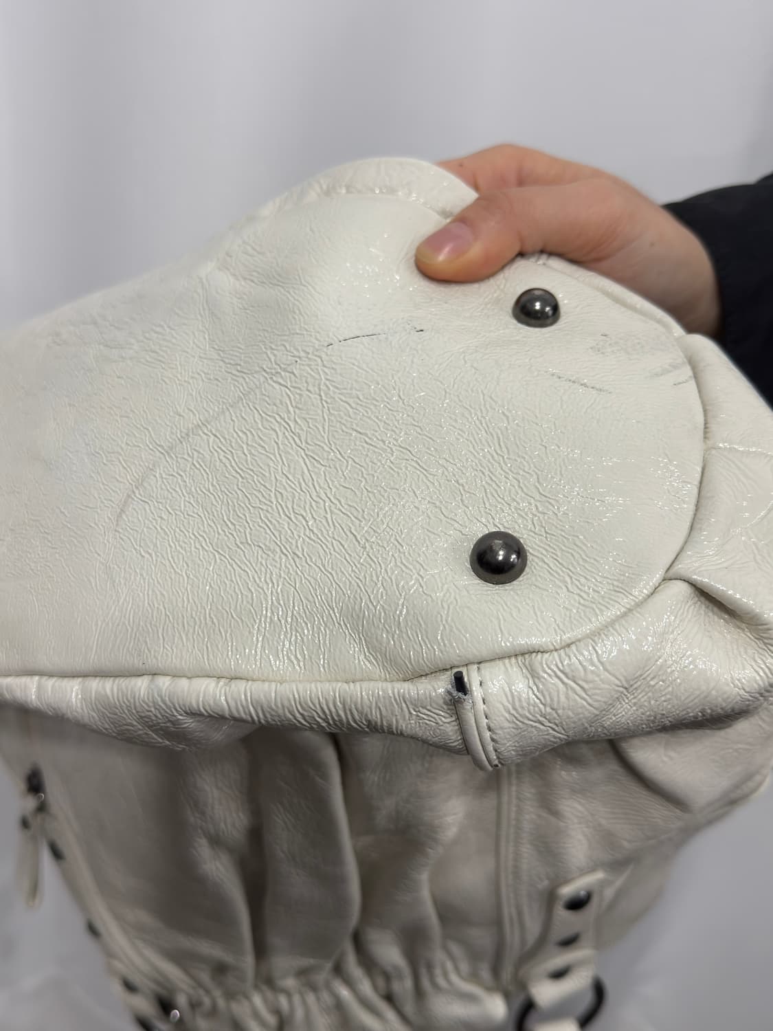 white leather shoulderbag 상품이미지6