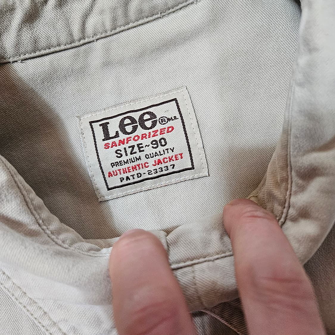 리(Lee) 90's Vintage 워크웨어 코튼 카라넥 집업자켓 상품이미지6