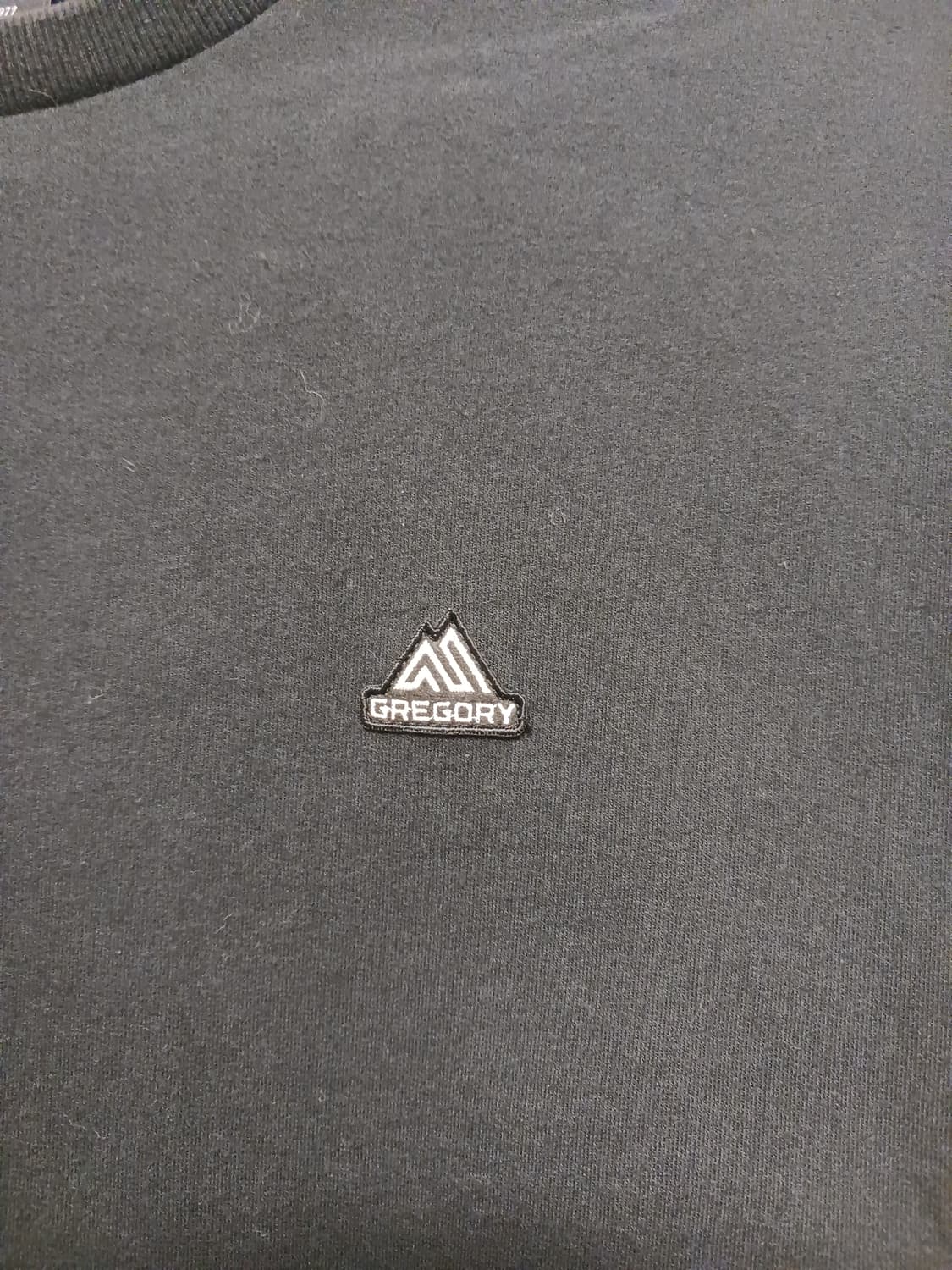 그레고리 밑단우븐포인트. 스트랩 라은드티셔츠 상품이미지2