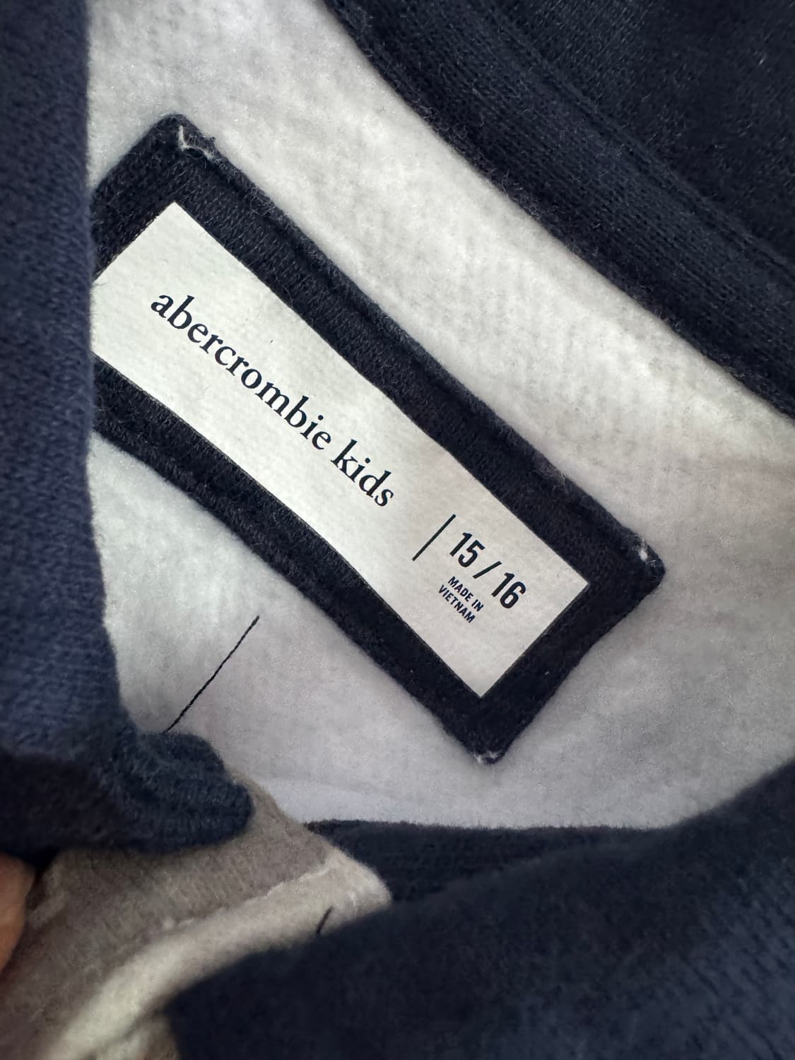 < 새상품> 여성 아베크롬비 스트라이프 기모 럭비 카라티 M 상품이미지4