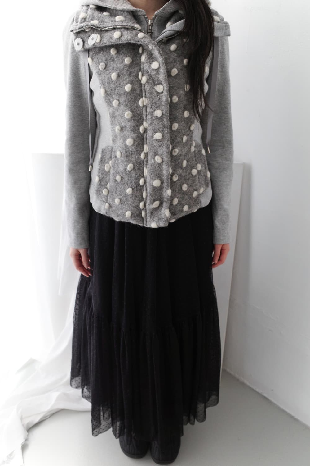 dot sha long skirt  상품이미지6