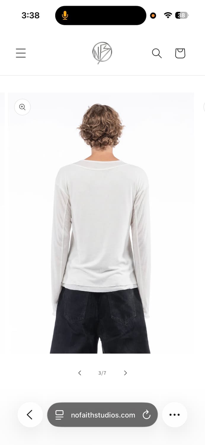 Nofaith Studios 더블 레이어드 롱슬리브 상품이미지4