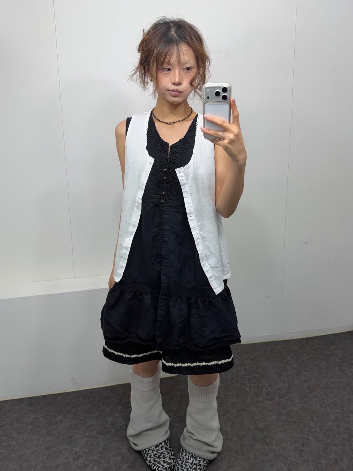 𖤐블랙 레이스 모리 set𖤐 상품이미지5