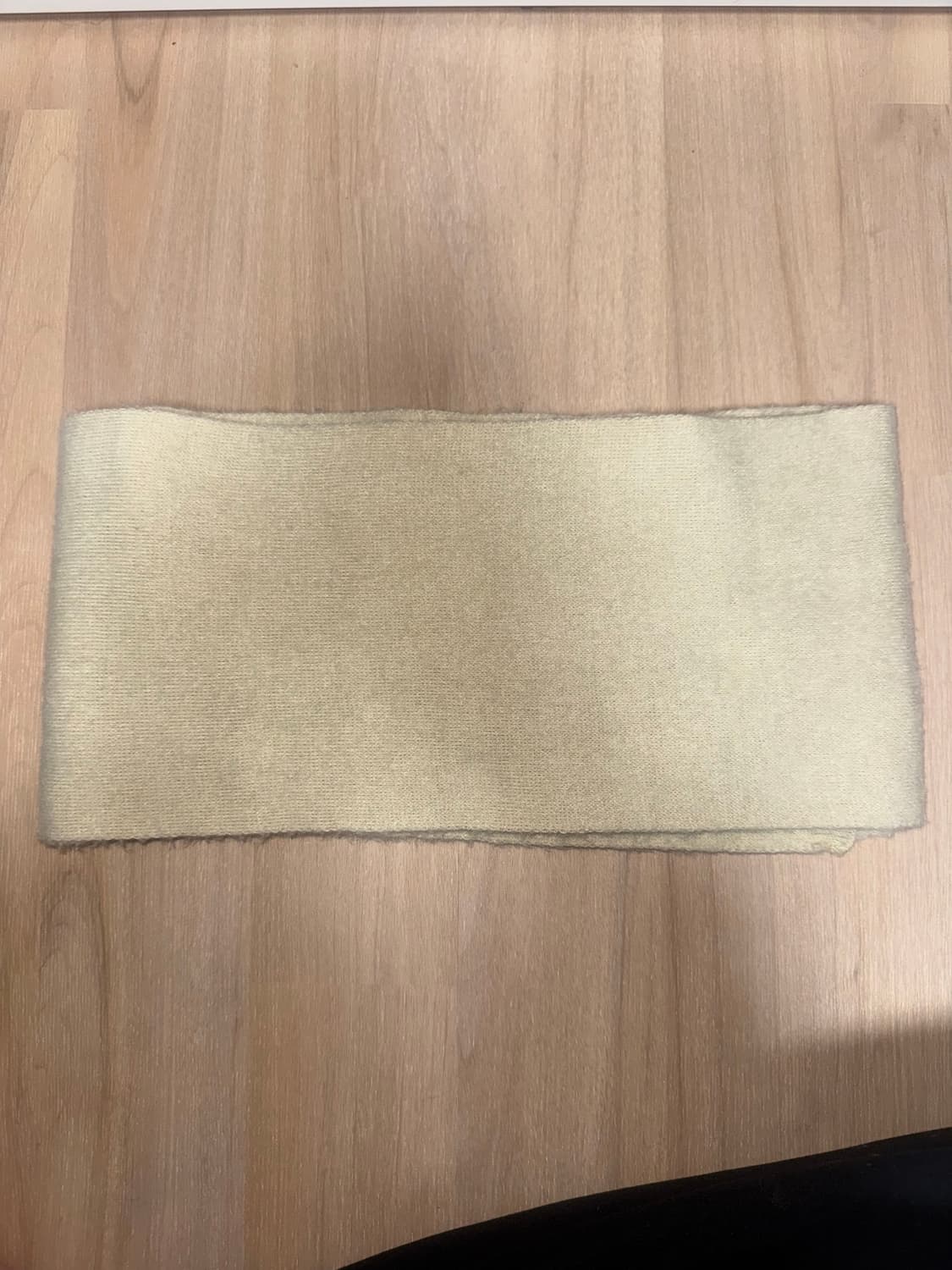 일본 빈티지샵 아이보리색 부드러운 목도리 상품이미지1