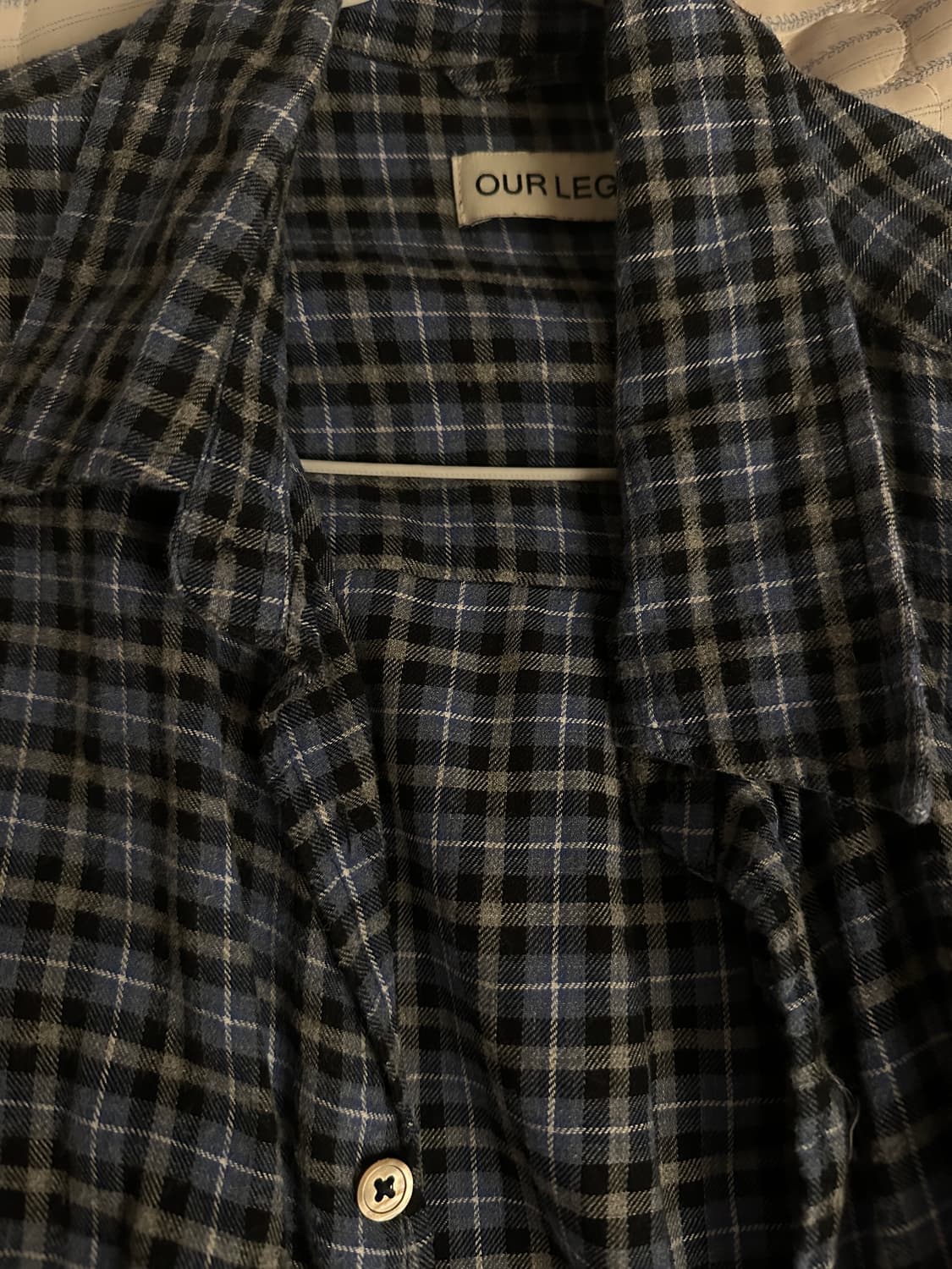 (급처) Our Legacy 어보브 셔츠 캔트럴 체크 상품이미지2