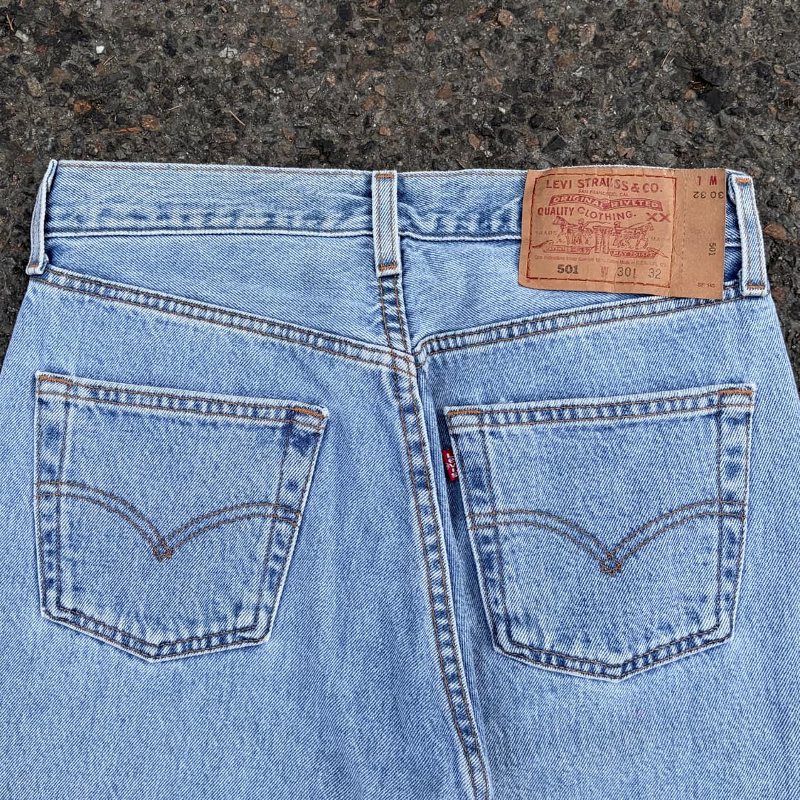 90s 리바이스 501 연청 데님 made in USA (30) 상품이미지5