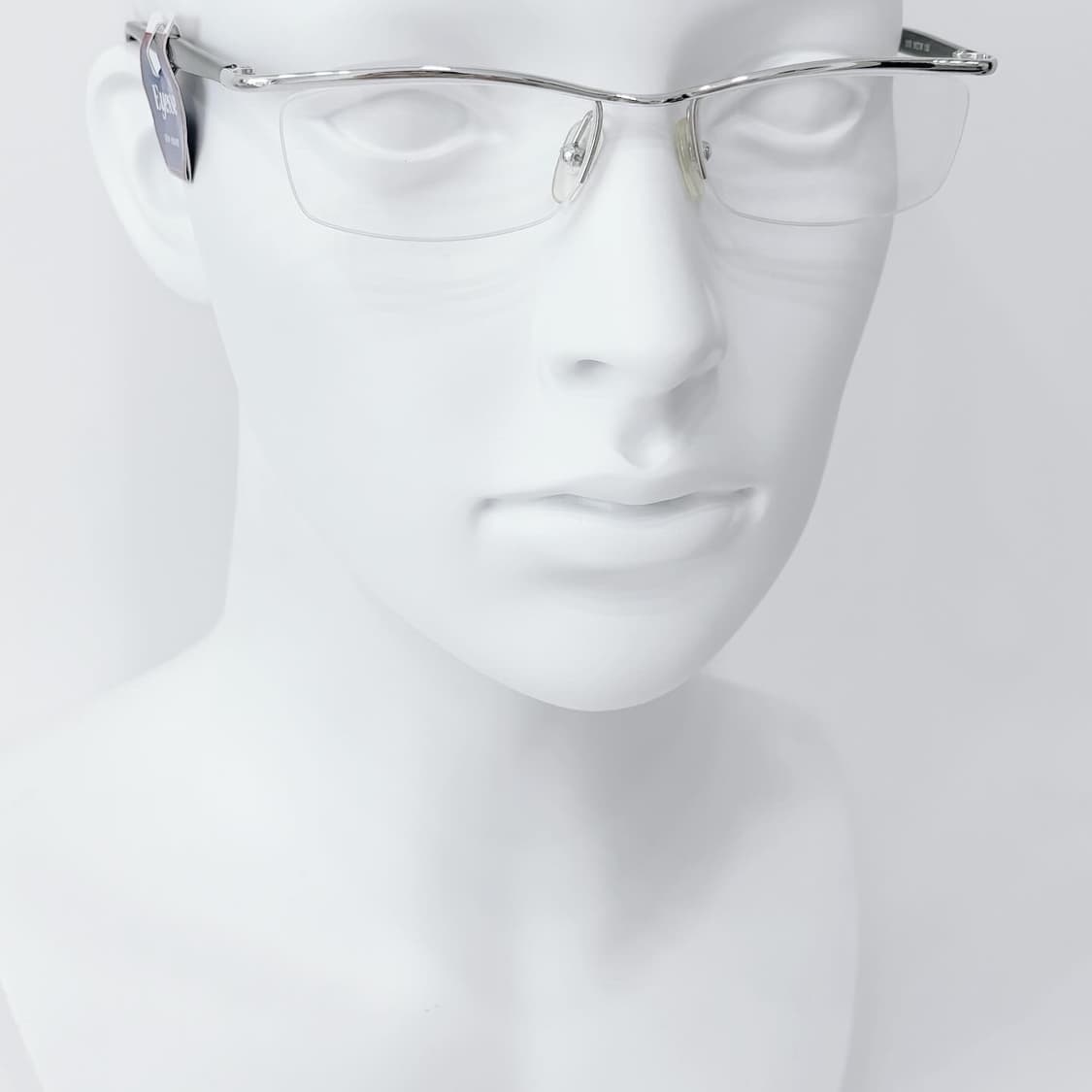 키지클럽 EYESSE 실버 반무테 데드스탁 빈티지안경 상품이미지5