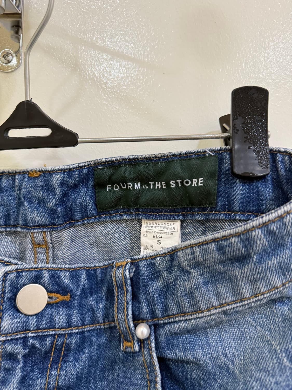 폼더스토어 일자핏 데님 팬츠 정품 상품이미지7