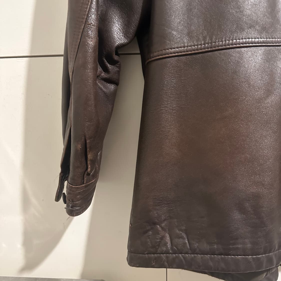 입생로랑 레더 자켓 상품이미지3