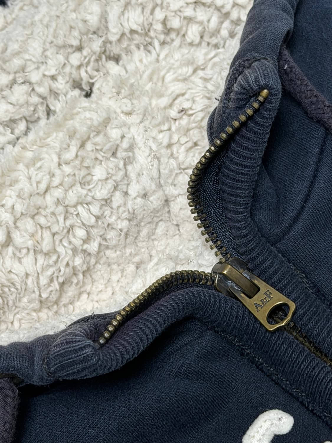 아베크롬비 양털 후드집업 상품이미지3