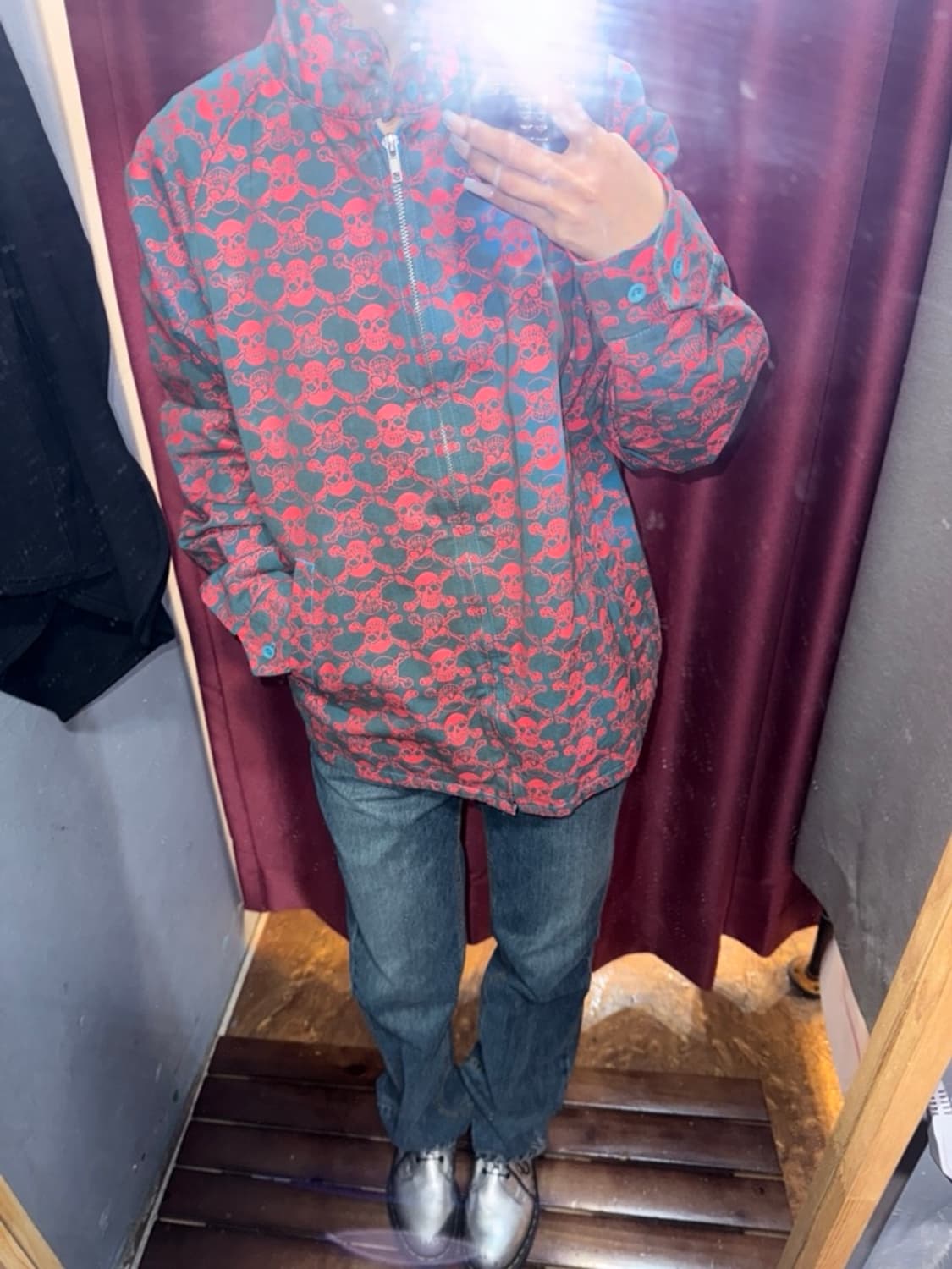 life's a beach 스컬 자켓 상품이미지1