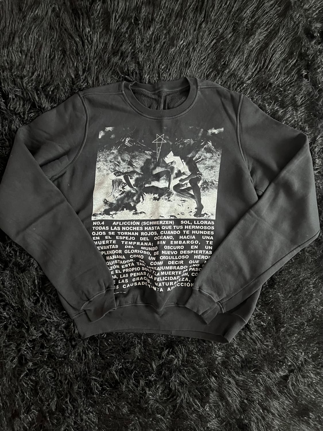 릭오웬스 펜타그램 스웻셔츠 상품이미지1