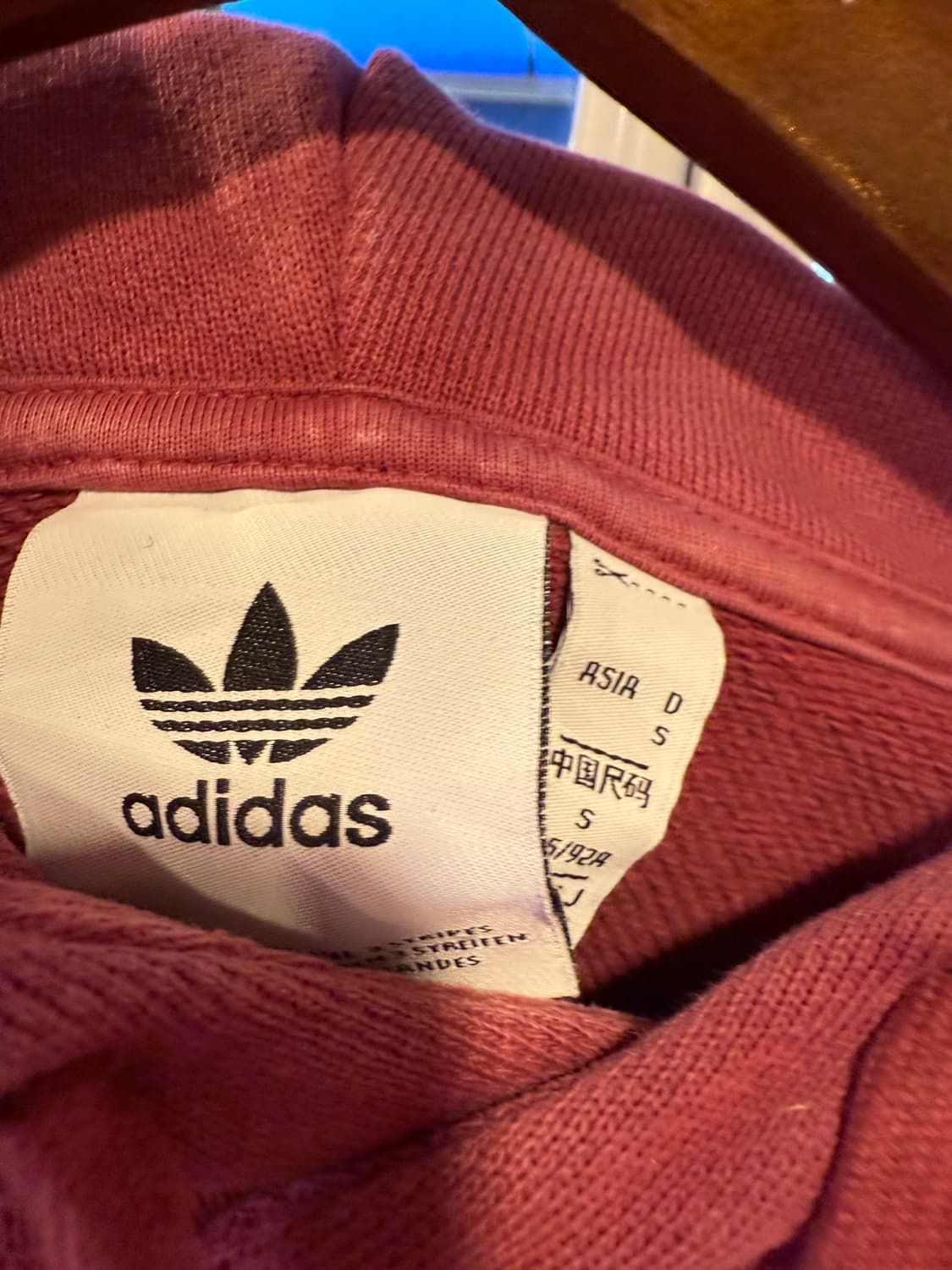 아디다스 버건디 후드티 상품이미지2