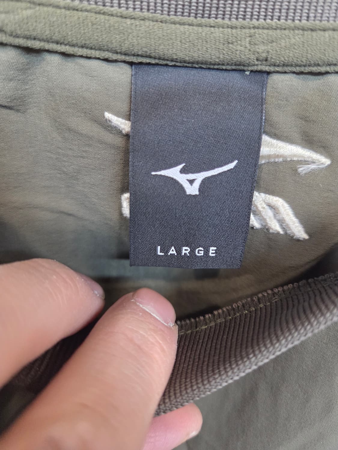 미즈노 신형 스몰로고 웜업 우븐자켓 L 상품이미지6