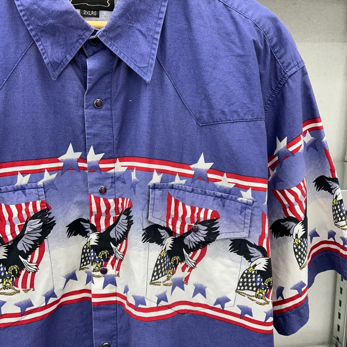 (2XL)USA 패턴반팔셔츠-Y115 상품이미지2
