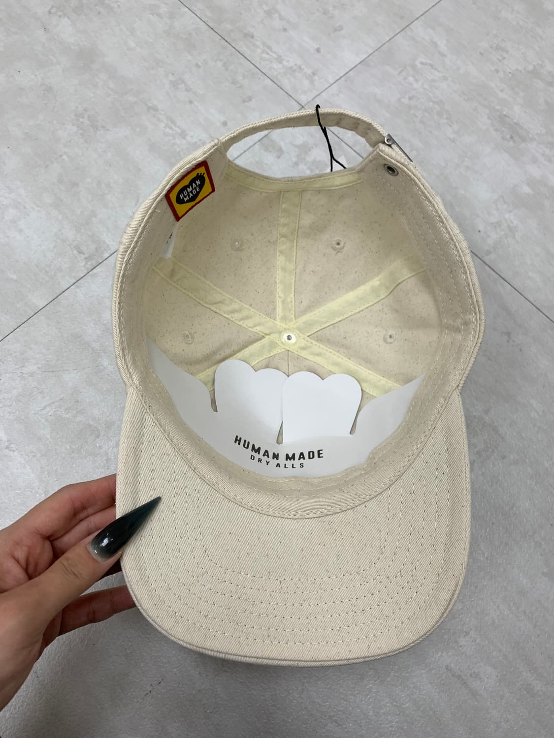 휴먼메이드 아이보리 패치 디테일 볼캡 #299 상품이미지7