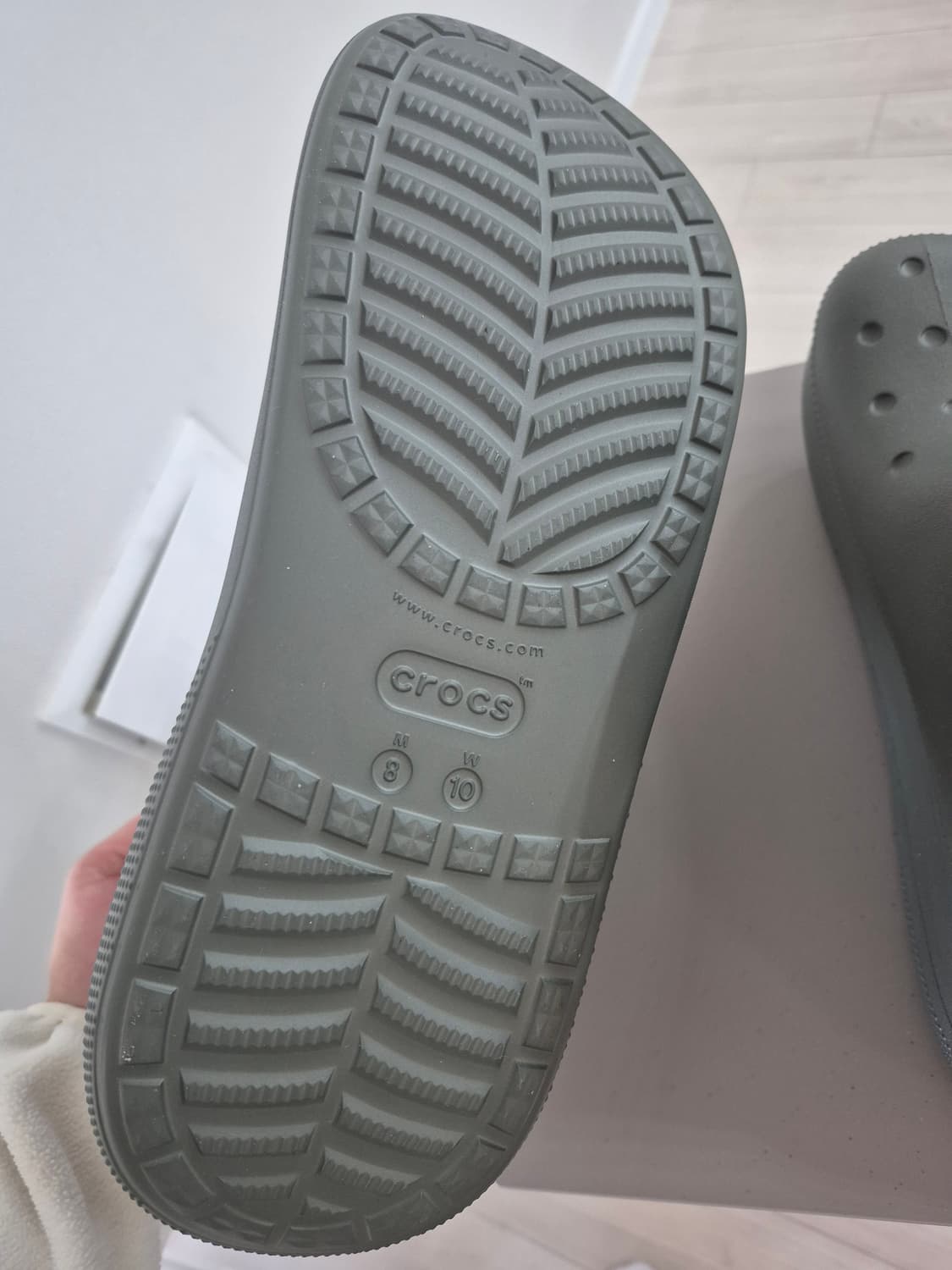크록스 크러쉬 부츠 그레이 M8/W10 260~265 상품이미지4