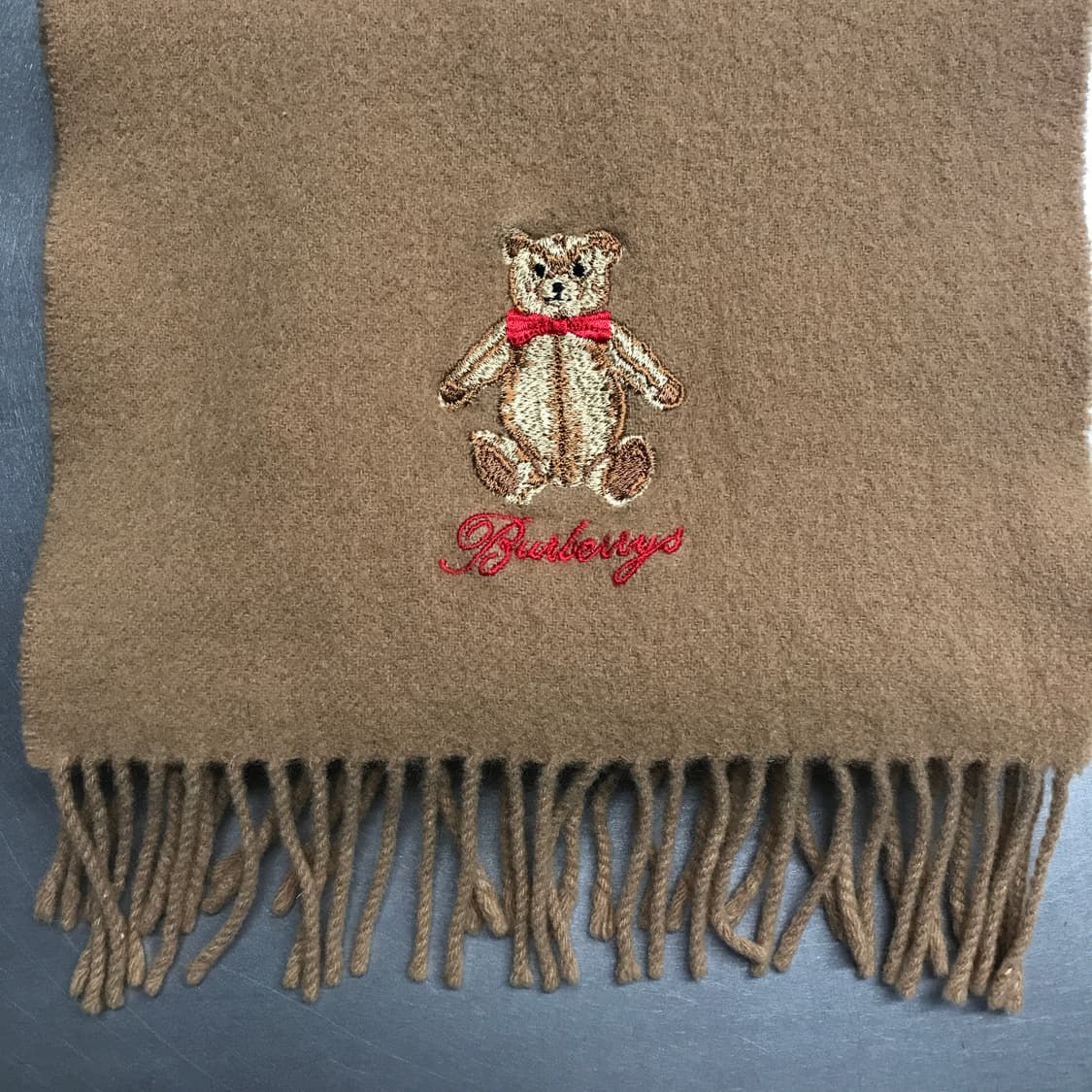 버버리 정품 램스울 베어 머플러 베이지  상품이미지3