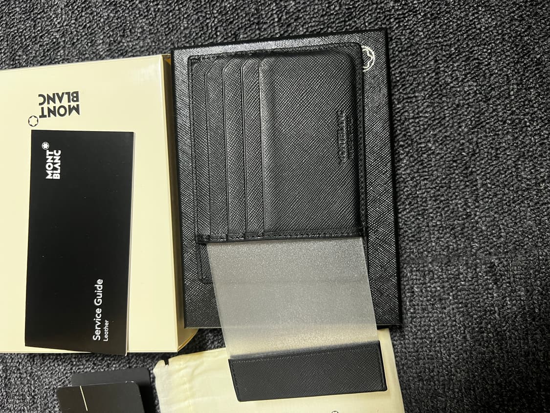 몽블랑 카드지갑 사토리얼 4cc ID 포켓 남성카드지갑 130323  상품이미지4