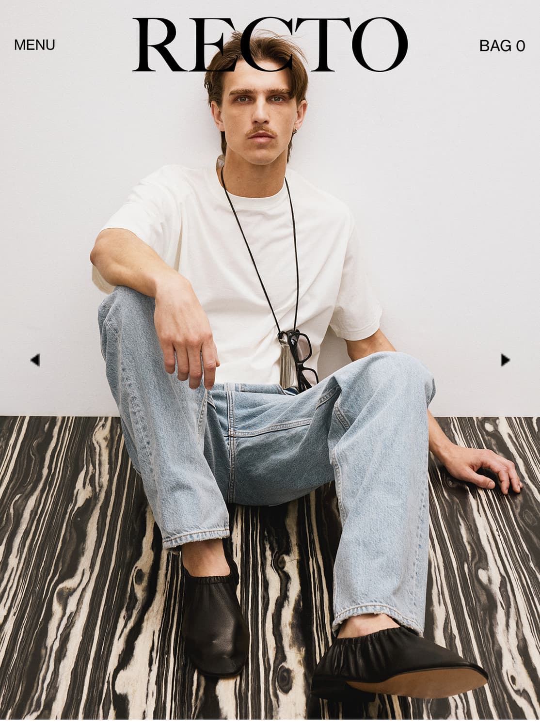 렉토 RECTO DESTROYED DENIM PANTS (LIGHT BL 상품이미지6