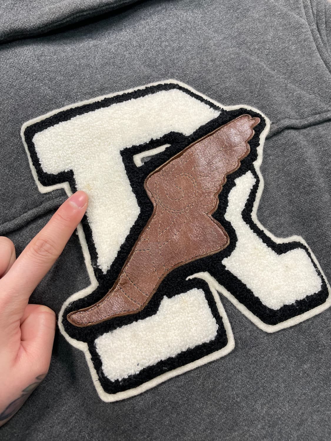 폴로 백패치 숏 더플 코트 자켓 상품이미지6