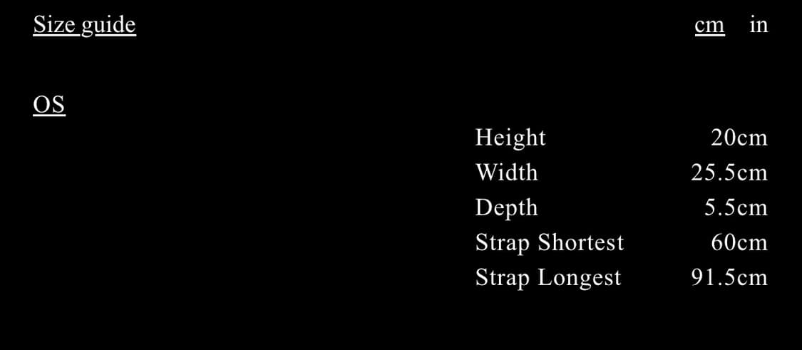 피비파일로 25fw GIG 스몰 백/블랙 상품이미지5