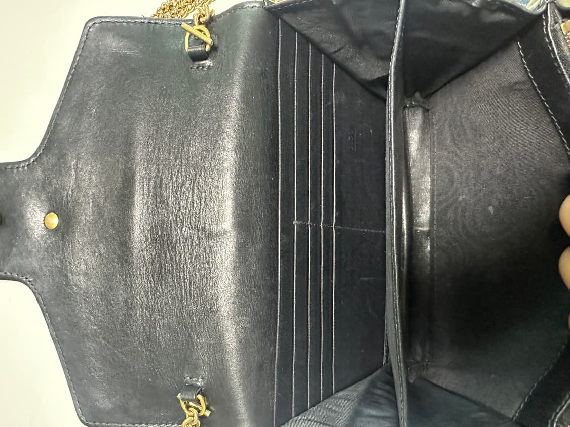 구찌 마몽트 마틀라세 체인백 블랙 상품이미지6