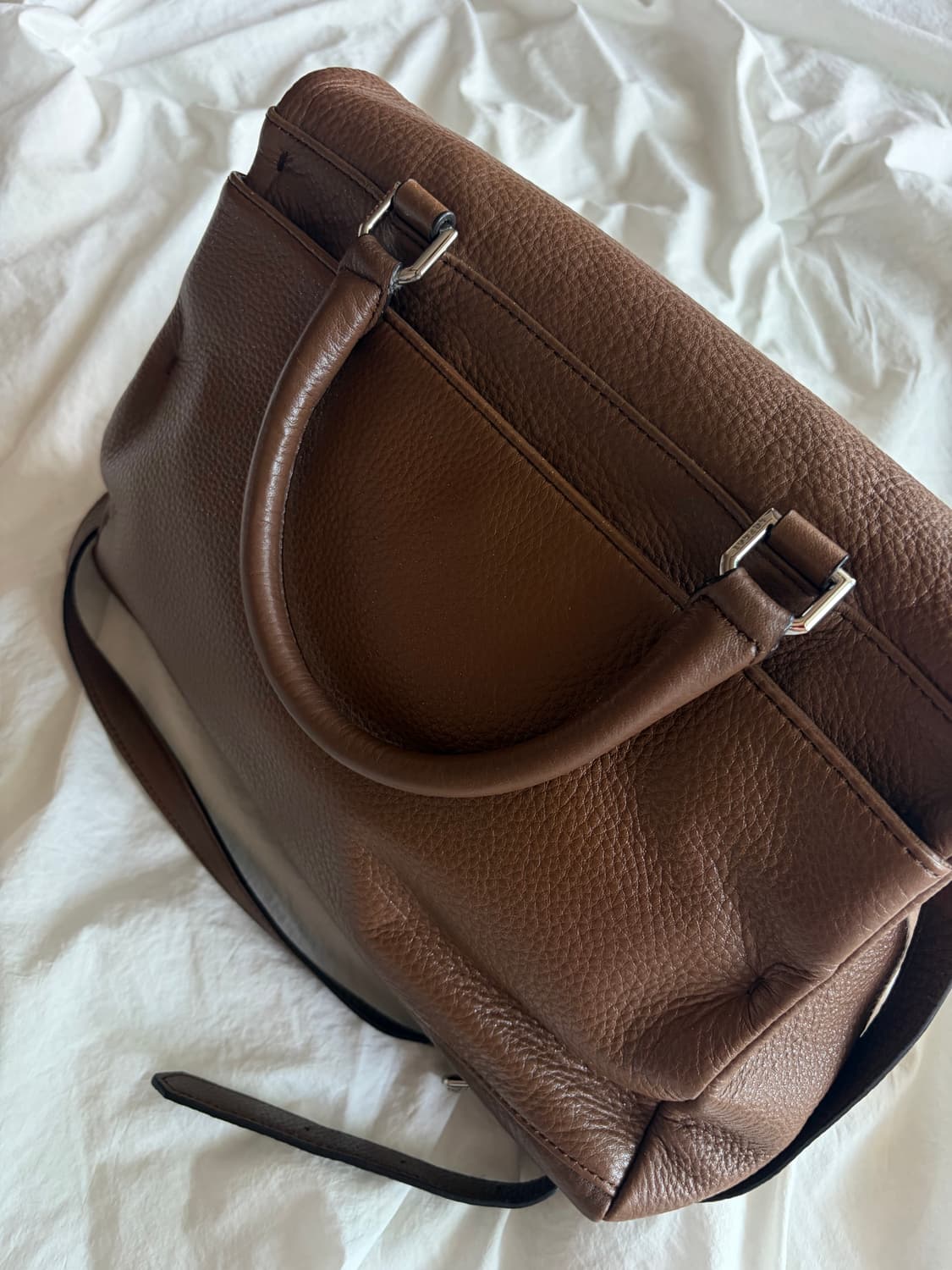 러브캣 브라운 숄더백 상품이미지3