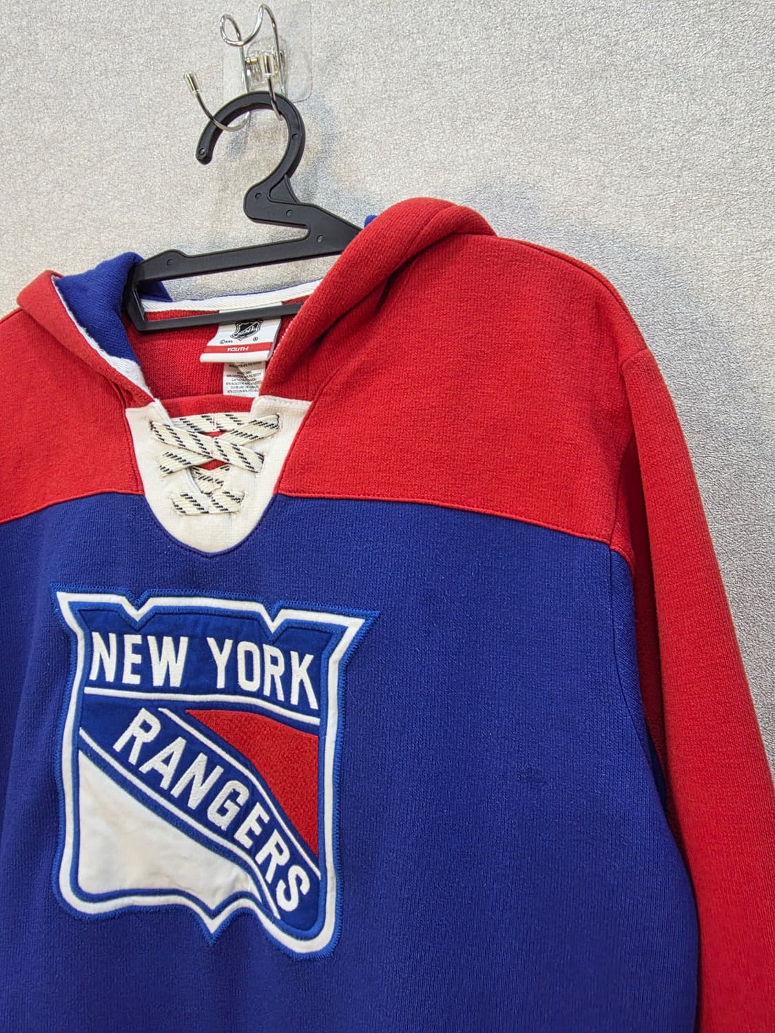 NHL 뉴욕 레인저스 하키 후드티 YOUTH 상품이미지3