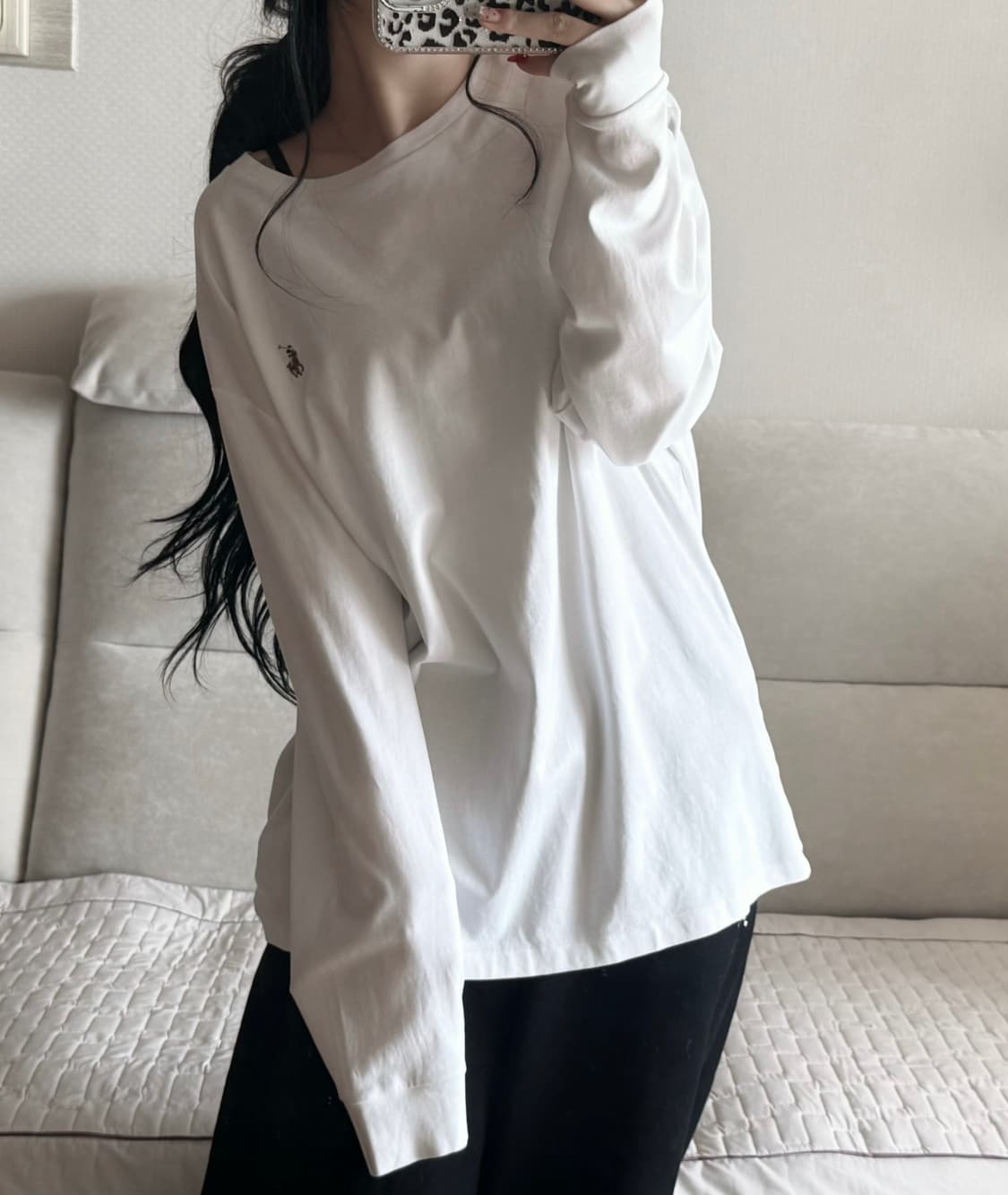 폴로 랄프로렌 롱슬리브 긴팔티 (qr) 상품이미지1