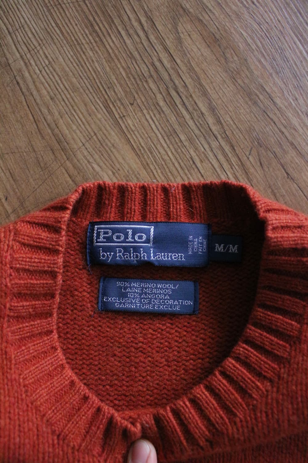 폴로 울 니트 상품이미지5