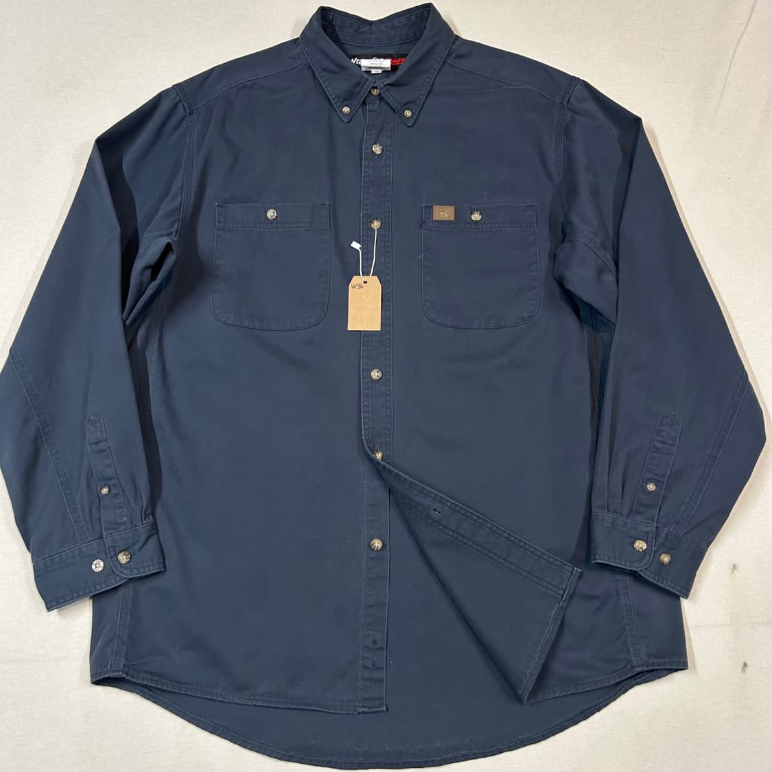 XL) Wrangler 랭글러 투포켓 워크웨어 코튼 셔츠 W36 상품이미지2