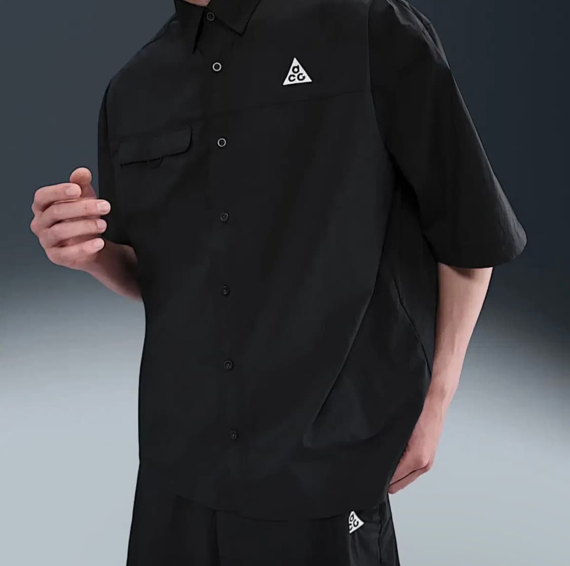 NIKE 나이키 ACG 오브 위버 UV 리펠 숏슬리브 셔츠 블랙 / L 상품이미지2