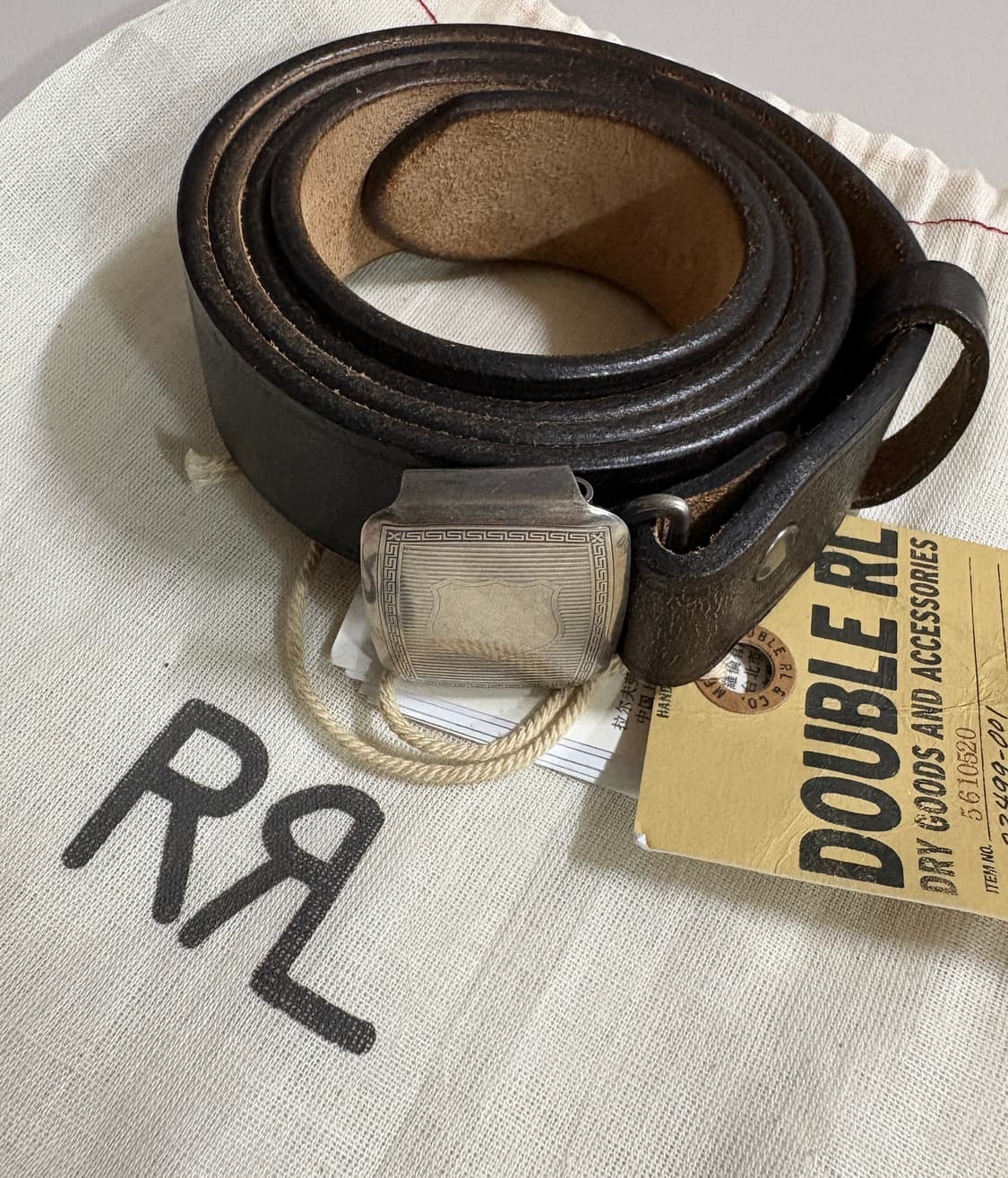 rrl 더블알엘 빈센스 벨트 레더 벨트 34 상품이미지1