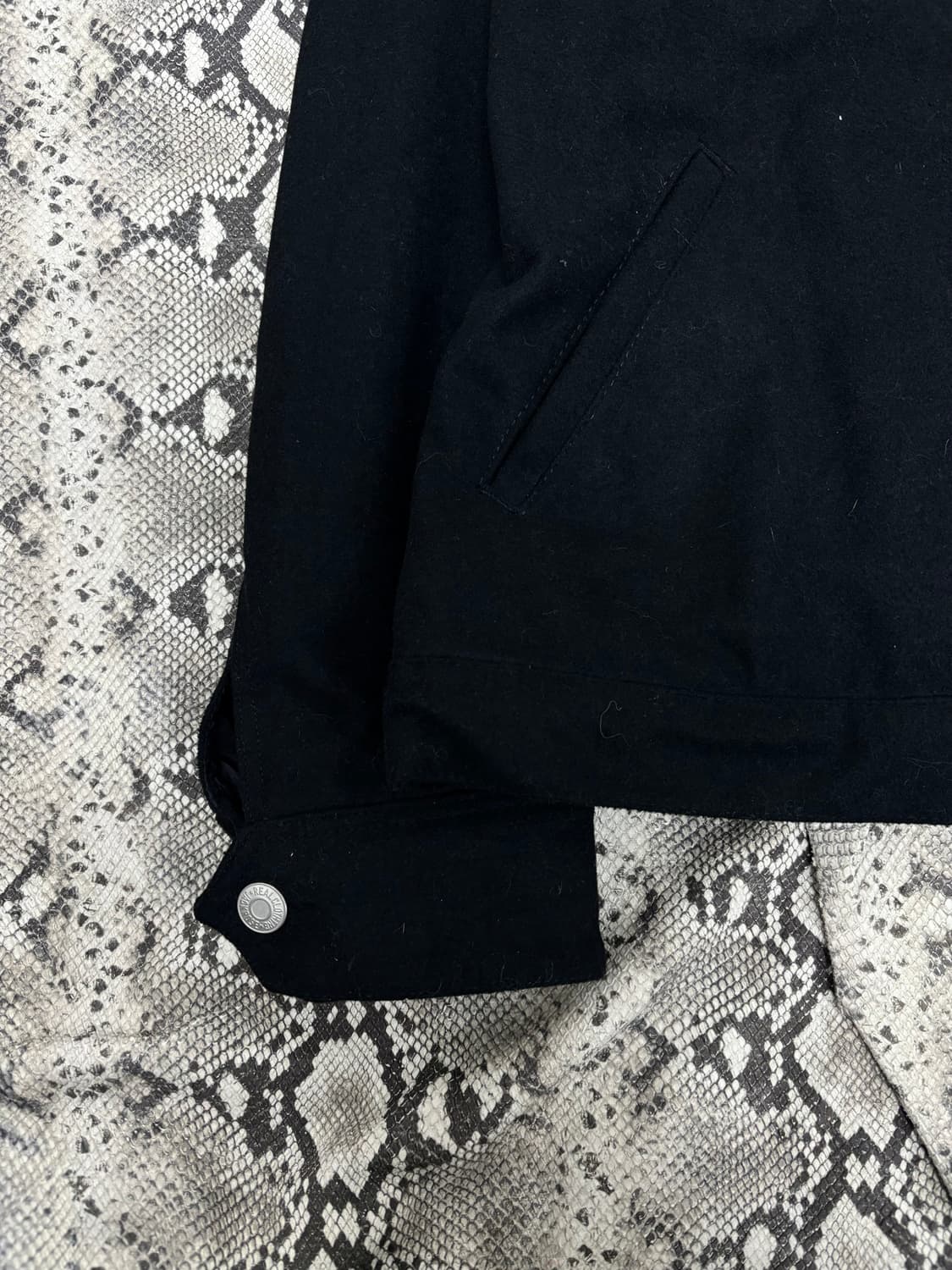 [JACKROSE] Black 2-way Wool Jacket 상품이미지4