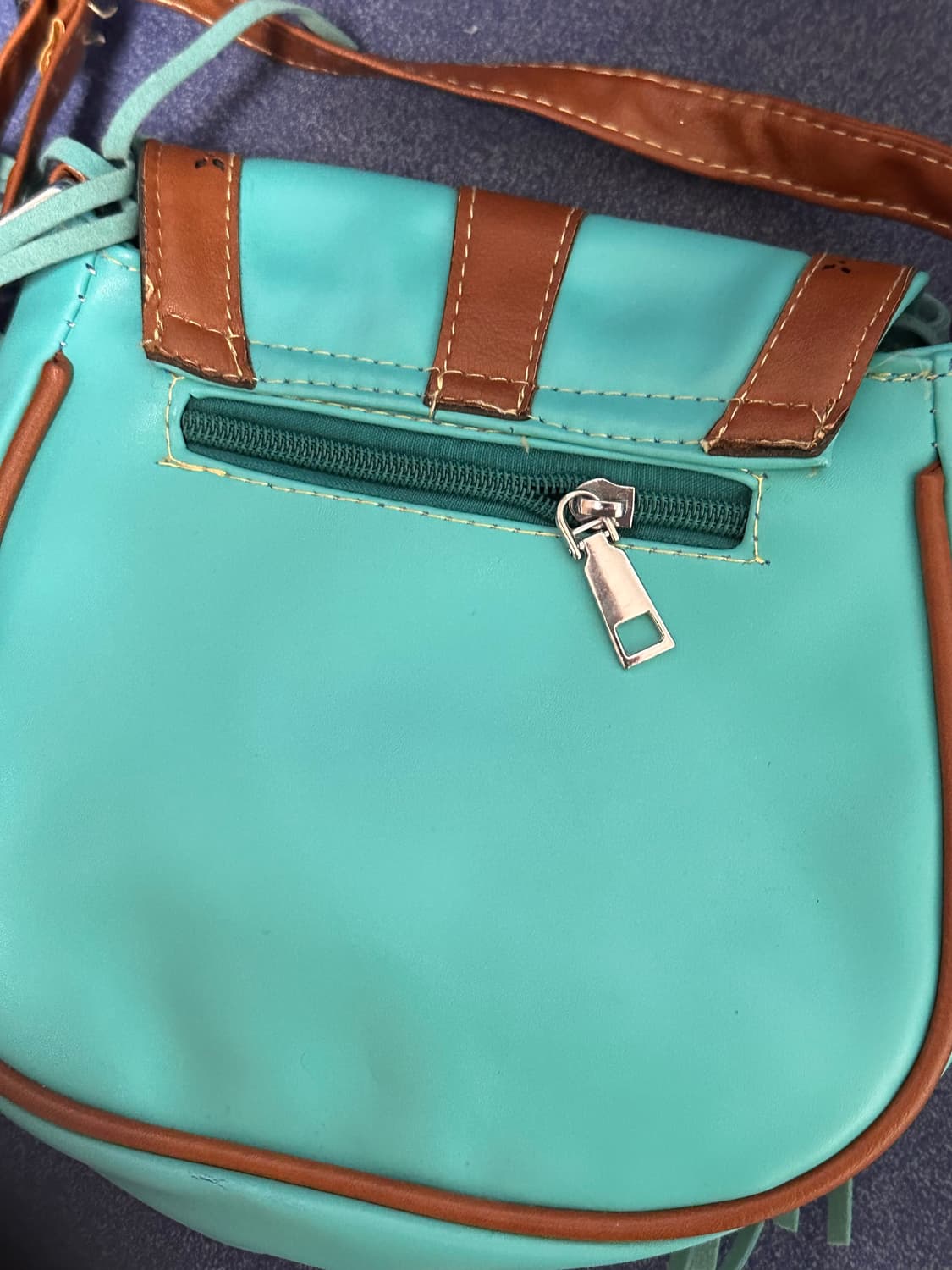 민트 보석 에스닉 수술 프린지 백 JPN 하구미 스즈코 모리걸 하라주쿠 상품이미지6