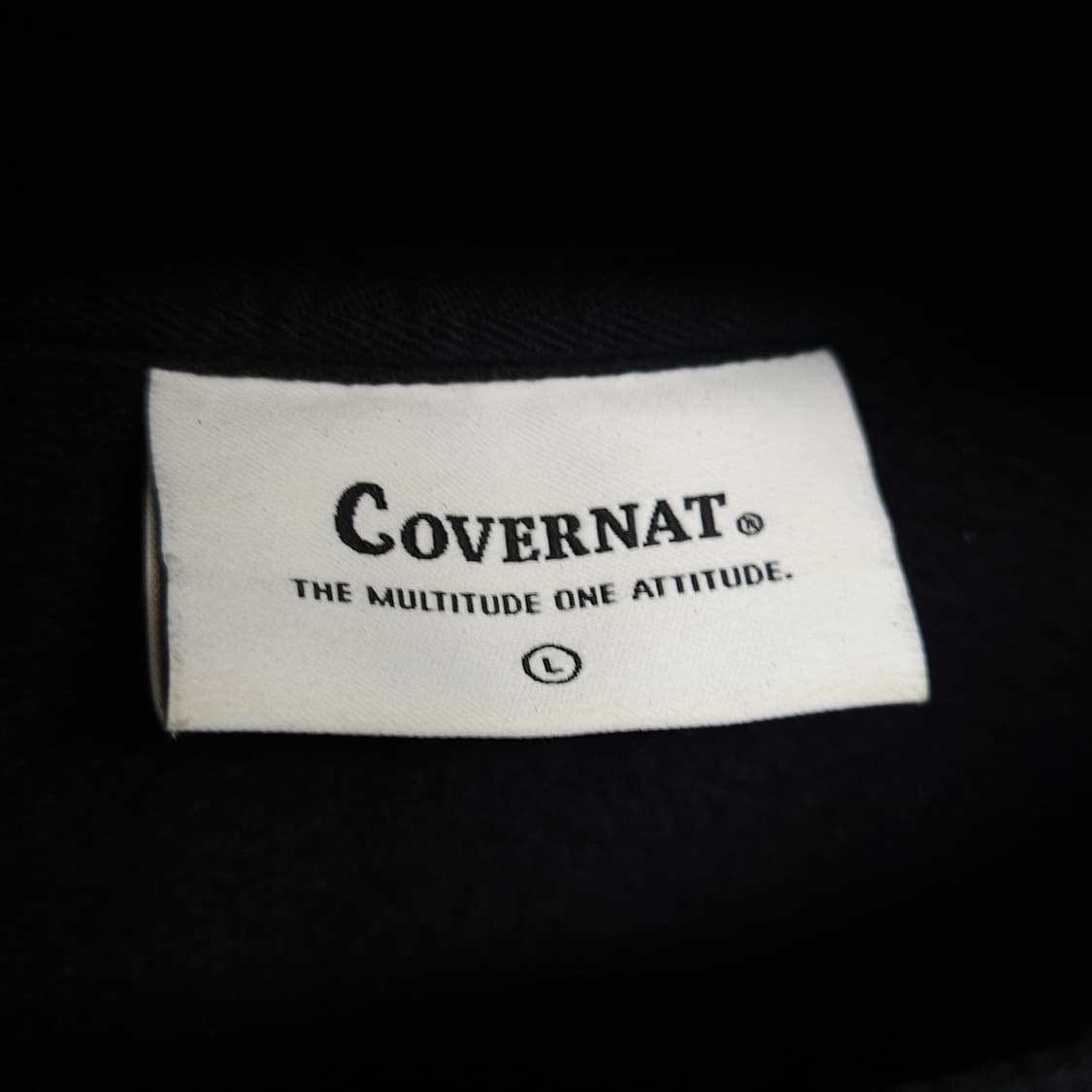 L ) 커버낫 스타 플라넷 자수 로고 기모 오버핏 맨투맨 상품이미지4