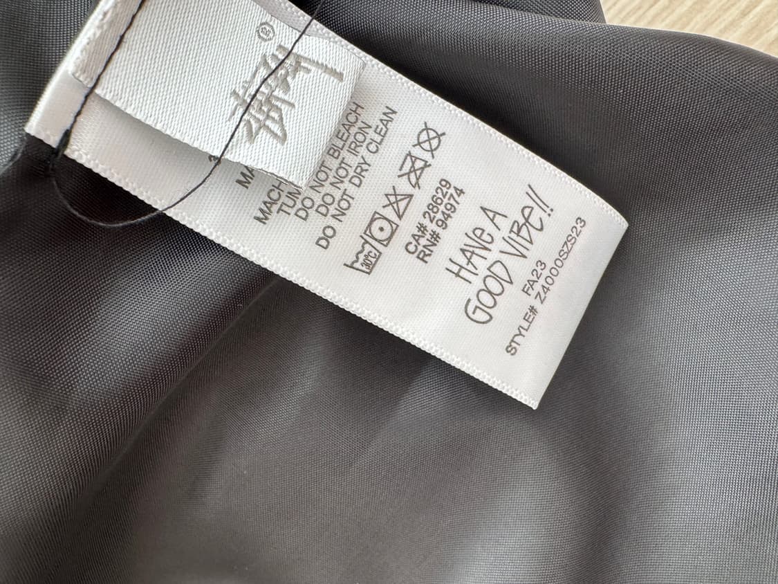 스투시 블랙 패딩 상품이미지4