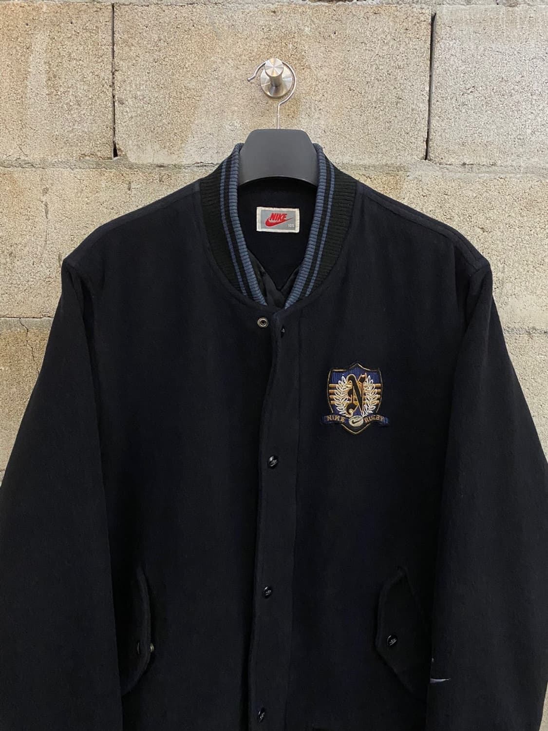 90s 나이키 럭비 울 바시티 자켓 상품이미지2