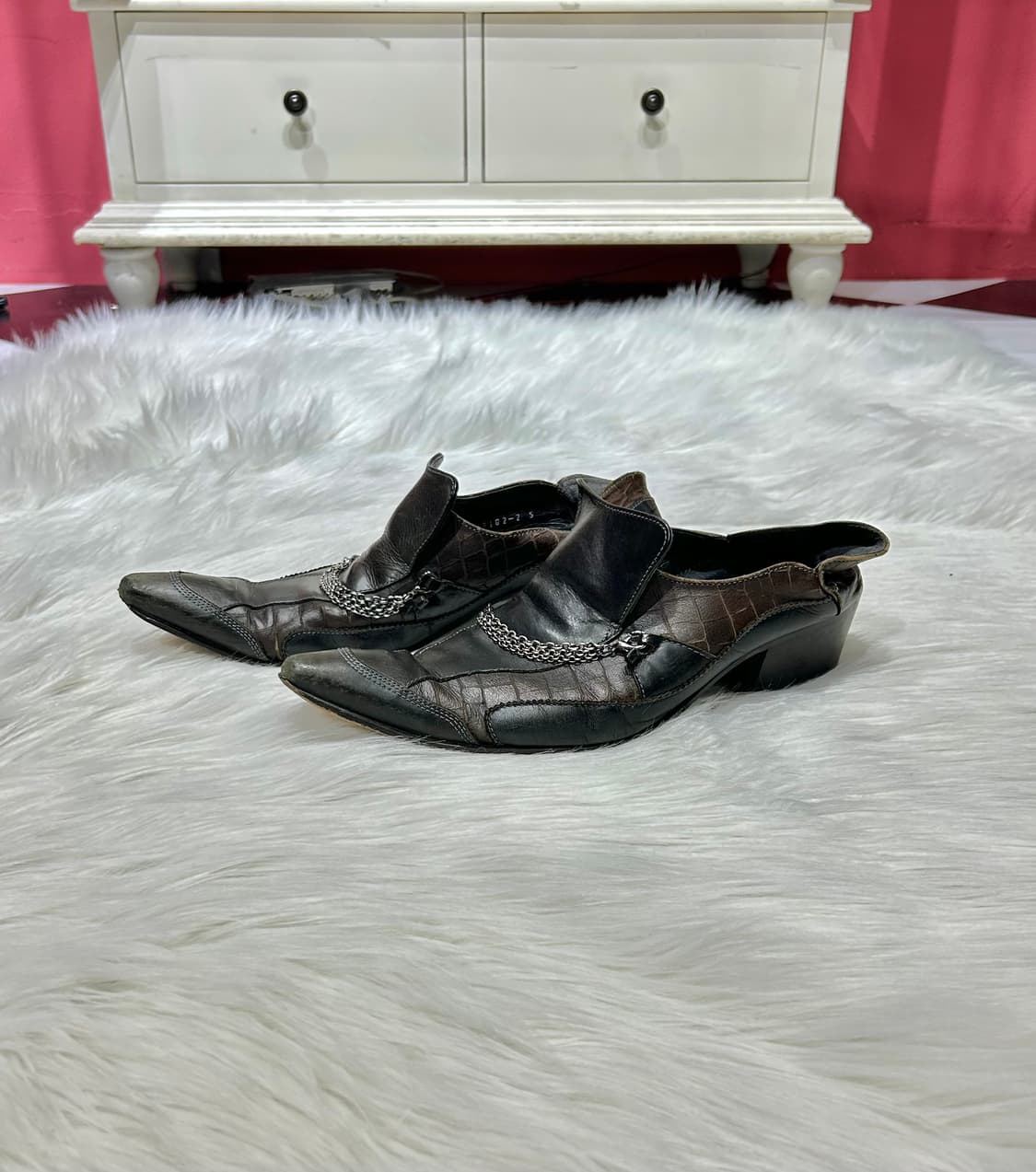 tornado mart shoes 토네이도 마트 체인 디테일 슈즈 상품이미지1