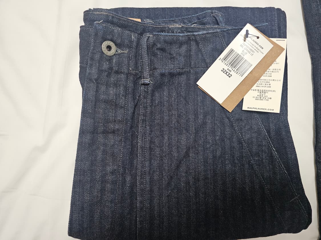 RRL 리미티드 에디션 인디고 헤링본 팬츠 32x32 상품이미지1