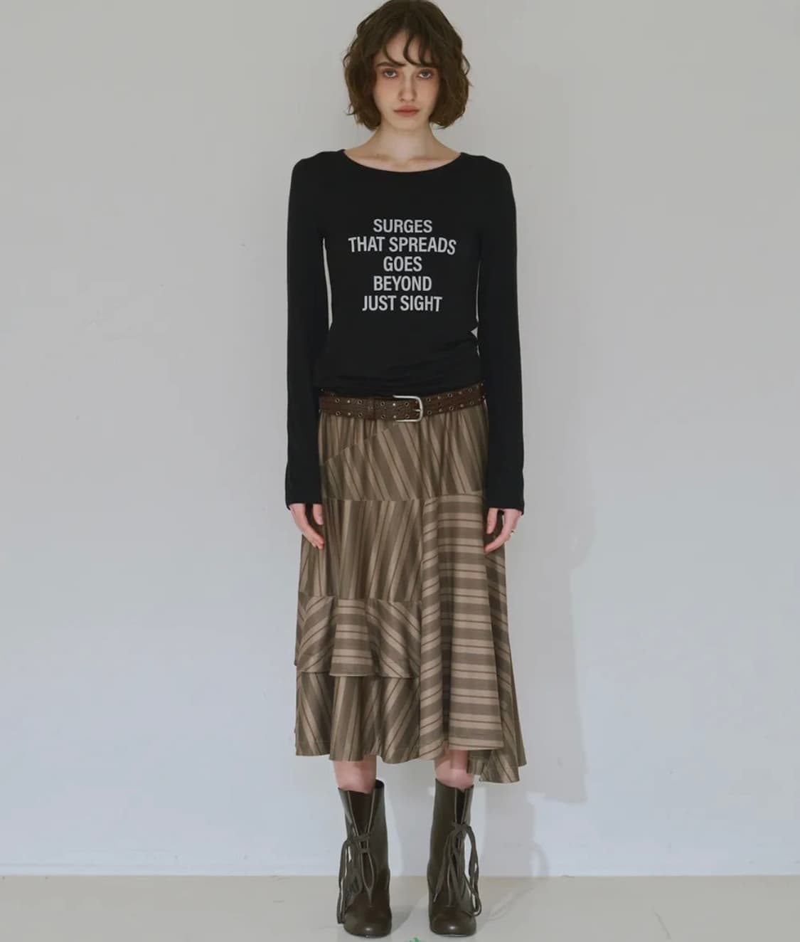 Millo woman) 밀로우먼 빈티지 무드 스커트 상품이미지4