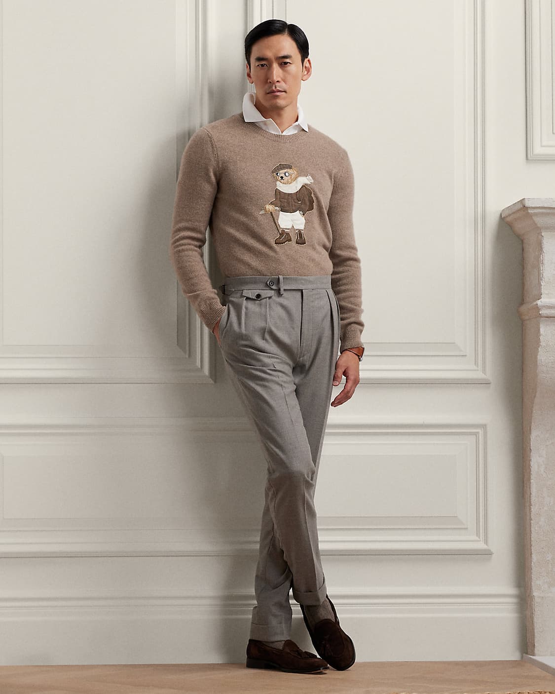 랄프로렌 퍼플라벨 24 F/w 베어 캐시미어 스웨터 니트 상품이미지4