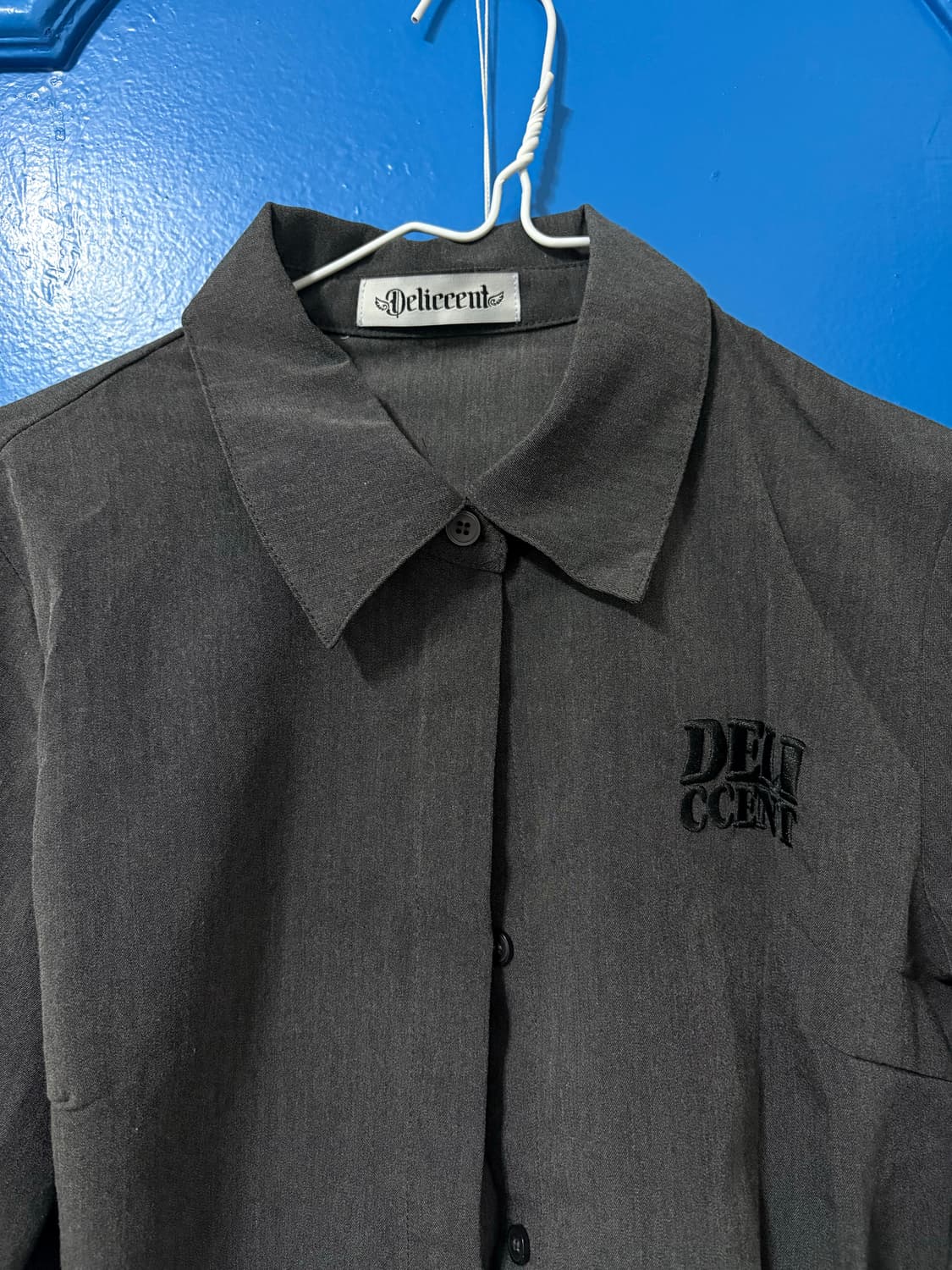 deliccent gray shirt 상품이미지3