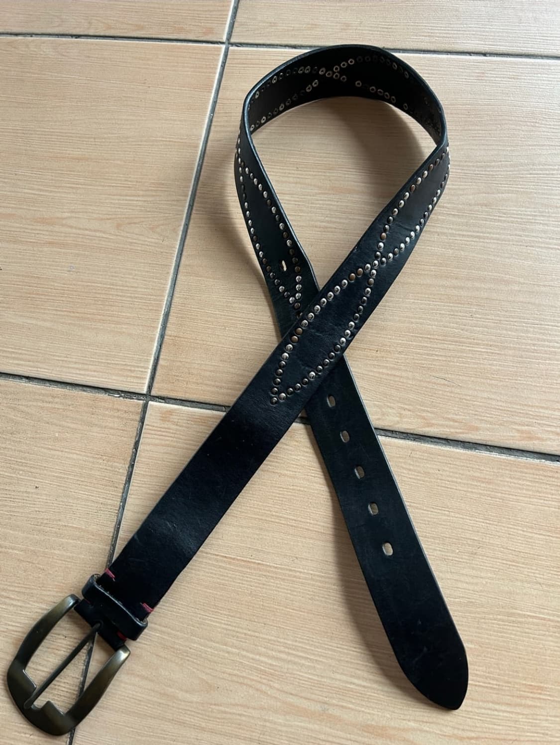 90s western leather 벨트 상품이미지1
