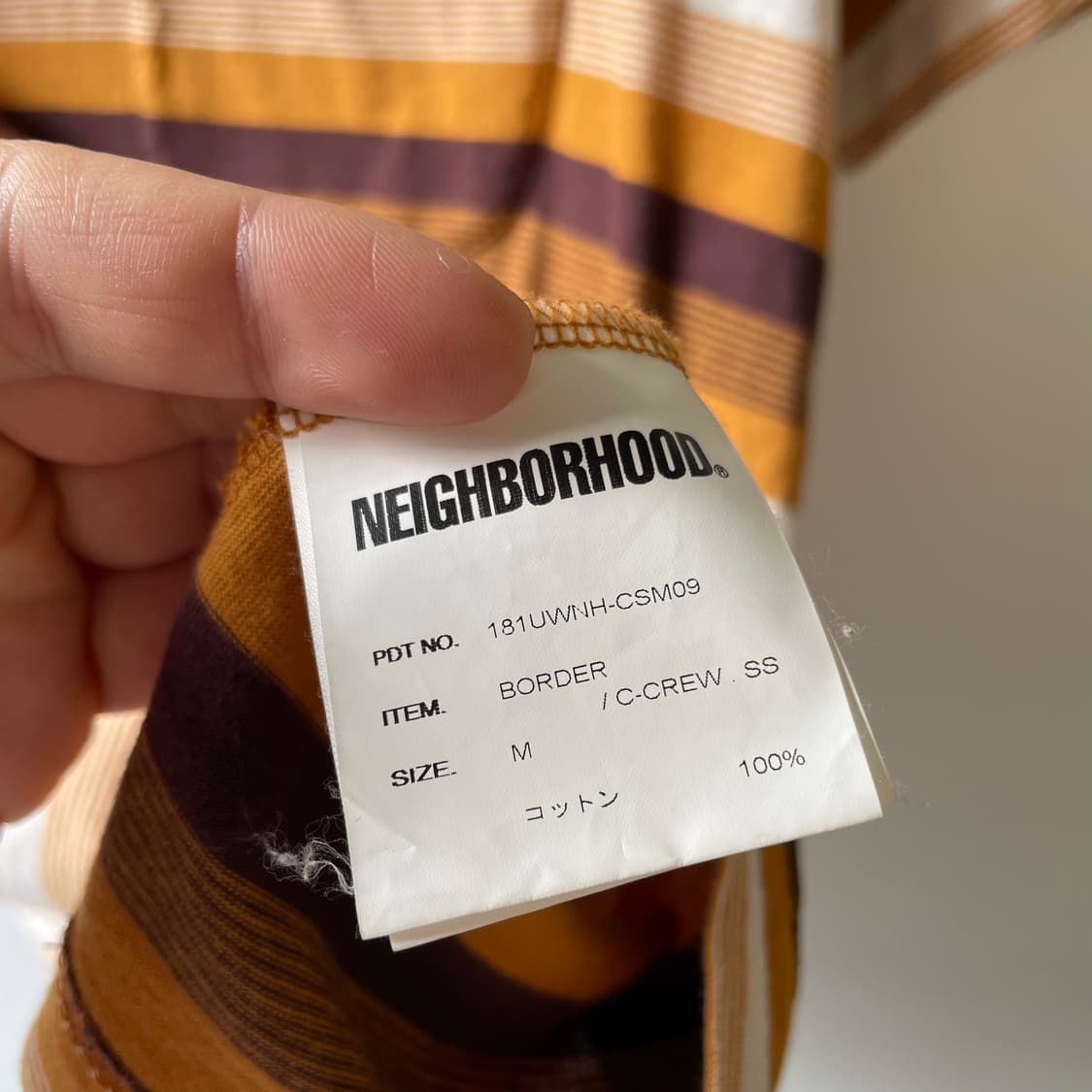 네이버후드 원포켓 스트라이프 반팔 티셔츠 상품이미지8