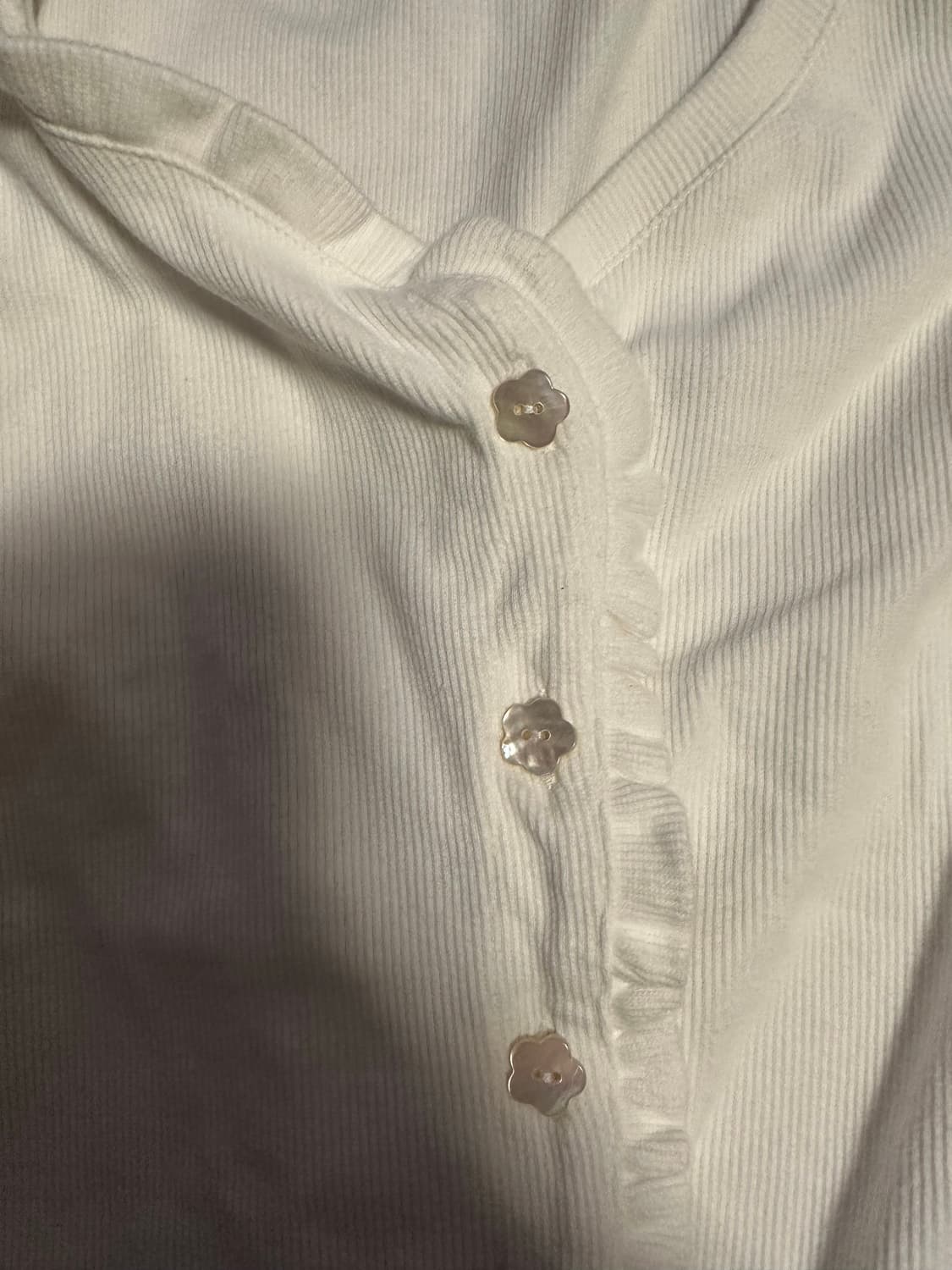 Sundae School 화이트 가디건 (s) 상품이미지4