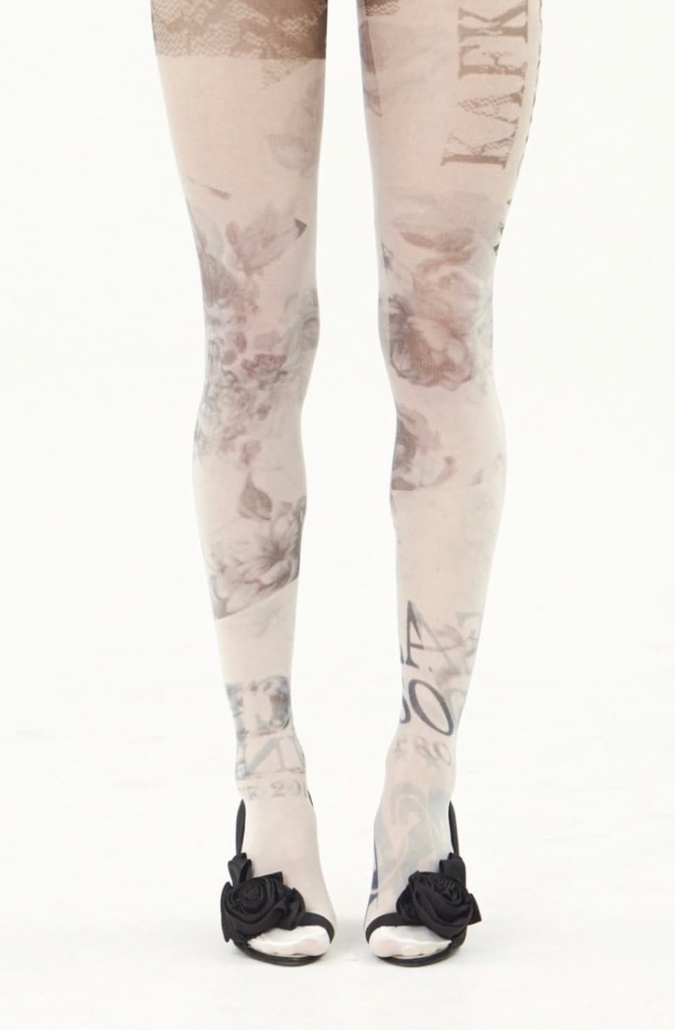 2000archives Gray Double Exposure Tights 상품이미지2